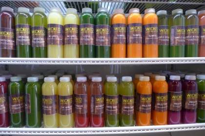 Wicked Juice and Kitchen Tribeca juices