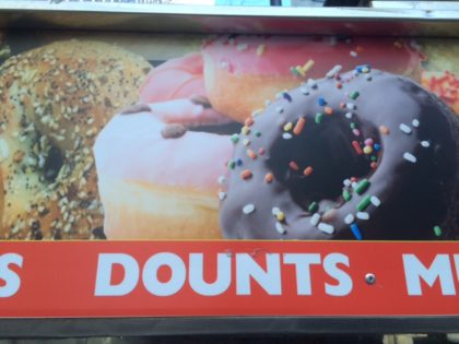 Dounts at coffee cart on Murray