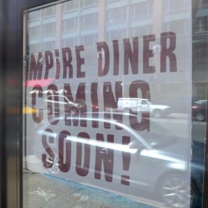 11 Sixth Ave Empire Diner sign