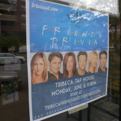 Friends trivia at Tribeca Tap House