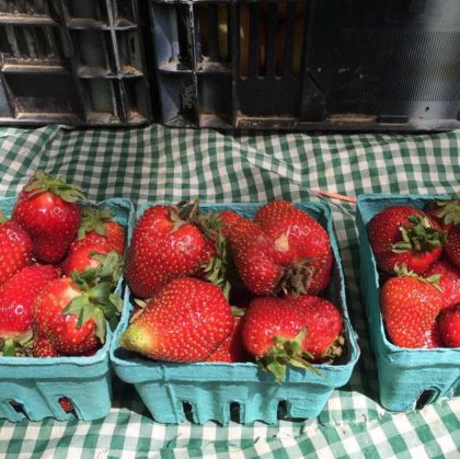 Greenmarket strawberries