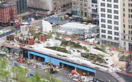 Liberty Park aerial courtesy WTC Progress