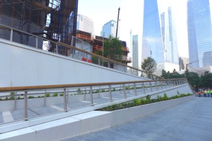 Access ramp at Liberty Park in the World Trade Center