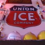 Raccoon Lodge Union Ice Company sign.