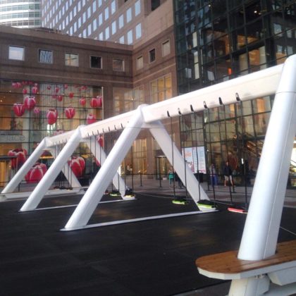The Swings at Brookfield Place by MM De Voe