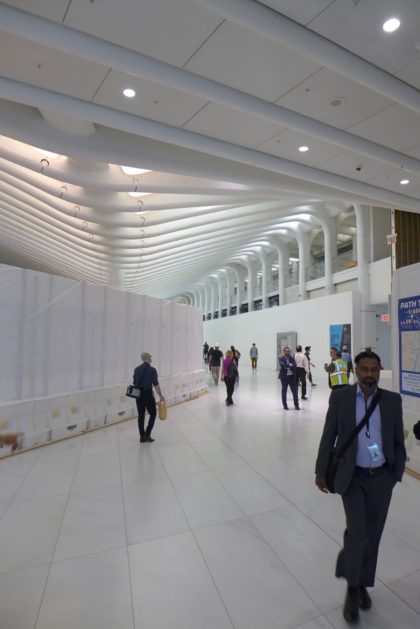 The new corridor connecting the WTC Oculus and Brookfield Place