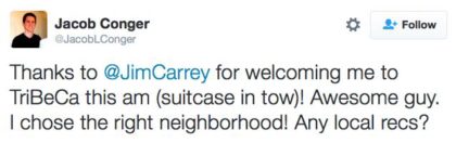 tweet Jim Carrey