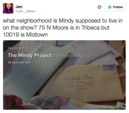 Mindy Project address