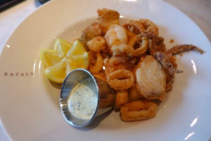 Fritto Misto at Pesce at Eataly Downtown NYC