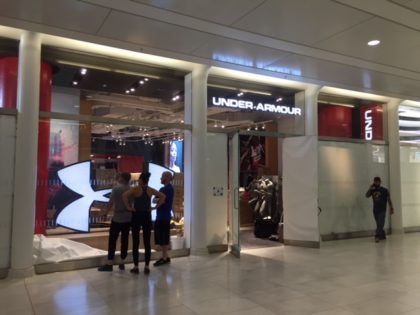 Under Armour at the Westfield World Trade Center mall