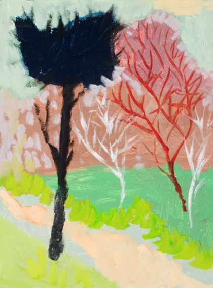tree painting by Jane Freeman