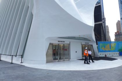 west entrance to the WTC Oculus