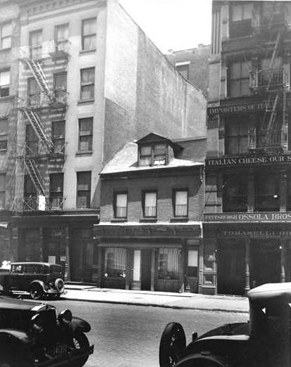 114 Hudson house in 1932 from the collection of the New York Public Library