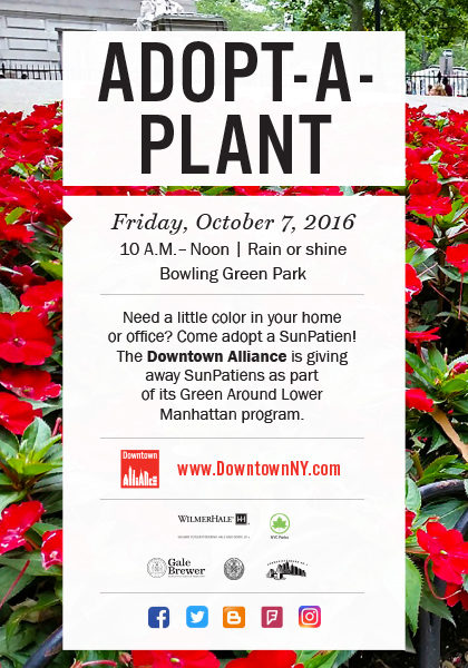Downtown Alliance Adopt-a-Plant event