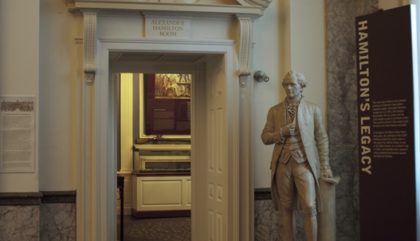 Alexander Hamilton Room courtesy the Museum of American Finance