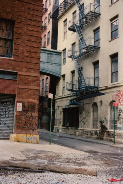 Staple Street in the 1980s