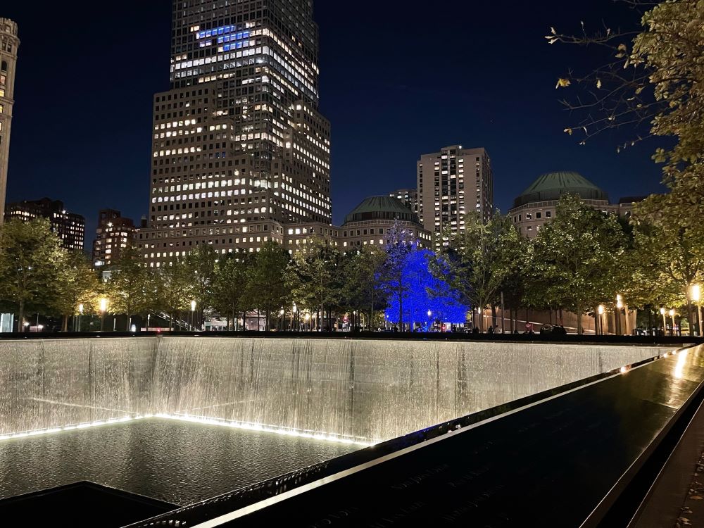 Tribeca Citizen  Survivor Tree is lit up to honor Israeli victims